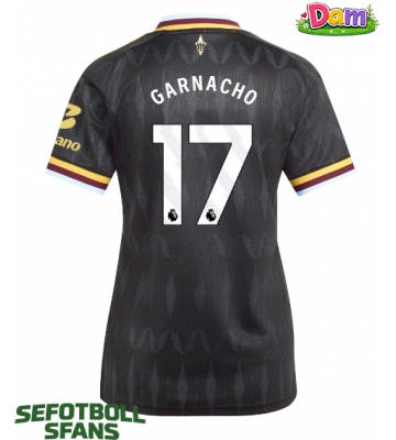 Aston Villa Alejandro Garnacho #17 Bortatröja Kvinnor 2026-27 Kortärmad